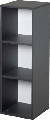 Produktbild von roba Seitenregal, Regal für Babyzimmer, Standregal für Kinderzimmer, anthrazit, Holz