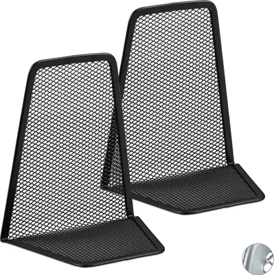Obrázok produktu pre Knižná zarážka Bookends, sada 2ks RD4811 čierna