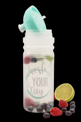 Obrázek produktu pro Zdravá lahev Fresh 2v1 tyrkysová 0,7 l