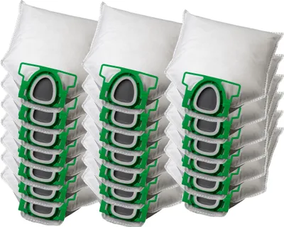 Produktbild von KOMA V200PL - Set mit 20 Stück Staubsaugerbeuteln mit Kunststoffstaubsperre für Vorwerk VK 200 Kobold Staubsauger