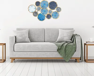 Produktbild von Wallity, Zugur- TNL1845, Bunt, Sonstige Wohndekorationen, 82 x 50 cm, 100% Metall (Dicke: 1