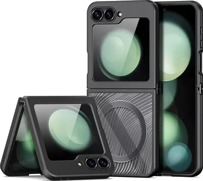 Immagine prodotto di Custodia per cellulare Dux Ducis compatibile con Samsung Galaxy Z Flip 6 nero