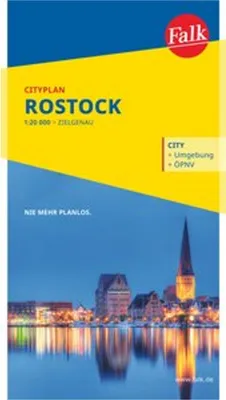 Obrázok produktu pre Falk Cityplan Rostock 1:21.000