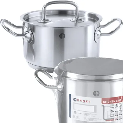 Obrázek produktu pro HENDI hrnec na maso - s poklicí, Kitchen Line, 15 l, 320x(V)190 mm