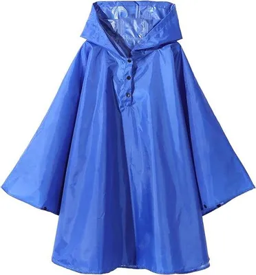 Produktbild von Famanu Regenponcho für Kinder 1 bis 12 Jahre - ultraleicht, faltbar und wasserdicht