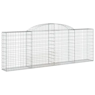 Immagine prodotto di vidaXL Gabbione ad arco alto 300x30x100/120 cm Ferro zincato