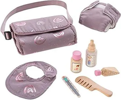 Productafbeelding van Pop verzorgingsset, inclusief 7 accessoires voor kinderen