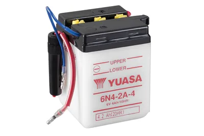 Image de Batterie plomb/acide YUASA sans pack d'acide - 6N4-2A-4