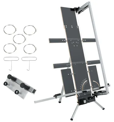 Heißdrahtschneider 200 W, 1300 mm, Set mit 10 Drähten, Gerüstplatte