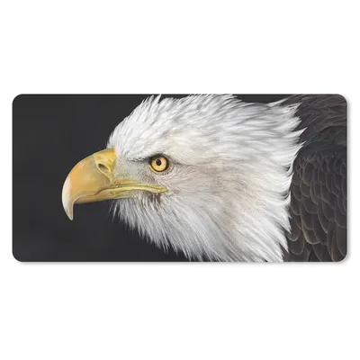 Produktbild von MuchoWow® Mauspad Mousepad Adler - Vogel - Schnabel - Augen 60x30 cm - Mousepads - Maus Mat - Pad - Mausunterlage - Nachhaltig