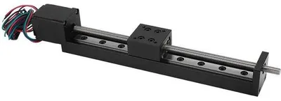Image de Table coulissante linéaire 150 mm, rail unique, entraînement par vis en T