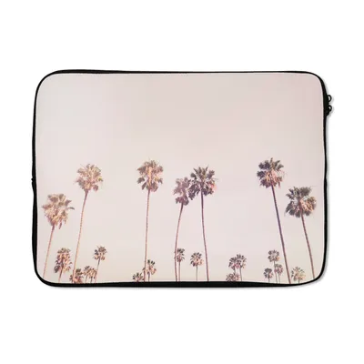 Produktbild von MuchoWow® Laptop Hülle 13 Zoll Palmen - Sonne - Natur - Himmel Laptoptasche - Laptophülle - Sleeve - Rundumschutz