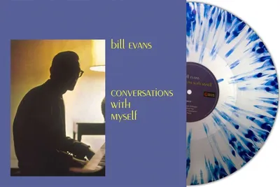 Immagine prodotto di Bill Evans (Pianoforte) (1929-1980): Conversations With Myself (180g) (Limited Handnumbered Edition) (Clear/Blue Splatter Vinyl) - - (LP / C)