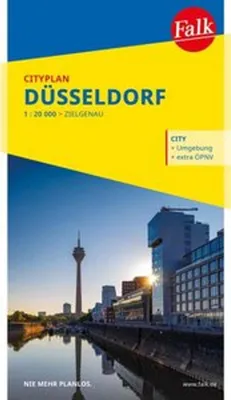 Produktbild von Falk Cityplan Düsseldorf 1:20.000