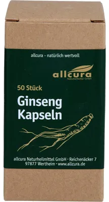 Produktbild von Ginseng Kapseln 500, 50 St KAP
