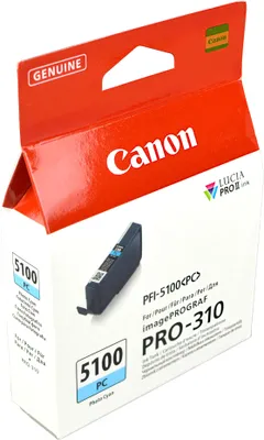 Productafbeelding van Canon 6956C001: Canon PFI-5100 PC, fotocyan inktpatroon voor printers