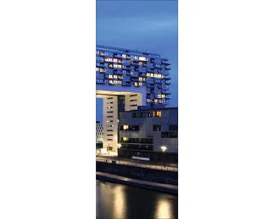 Produktbild von Glasbild Köln Kranhäuser III 30x80 cm