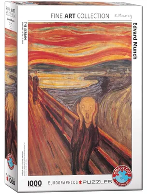 Image de Eurographics Puzzle Le cri d'Edvard Munch, 1000 pièces, 68 x 48 cm, 6000-4489
