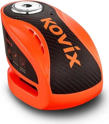 Obrázek produktu pro Kovix KNX10 Alarmový zámek brzdového kotouče Barvy: oranžová