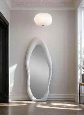 Produktbild von Skye Decor, Hochwertiger Cheval Spiegel, Creme, 70 x 165 cm | 100% MDF, Wandmontage möglich | Moderner, eleganter Stil für Ihr Zuhause, ideal für Ankleidezimmer und Schlafzimmer.