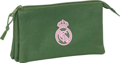 Obrázok produktu pre Trojitý viacúčelový kufor Real Madrid C.F. Khaki 22 x 12 x 3 cm