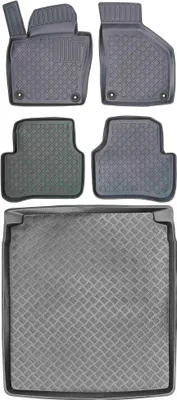 Obrázok produktu pre Volkswagen Passat B7, sedan (2010-2014) - SADA: Podlahové koberce + podložka do batožinového priestoru