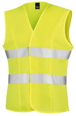 Imagen del producto de Chaleco de alta visibilidad para mujer, modelo FK1240 (talla XXL), color amarillo