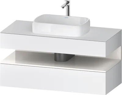 Produktbild von DURAVIT QA4732022180000 QTG KWTU WH Ek. 1200x550x600 Wß Mt. H