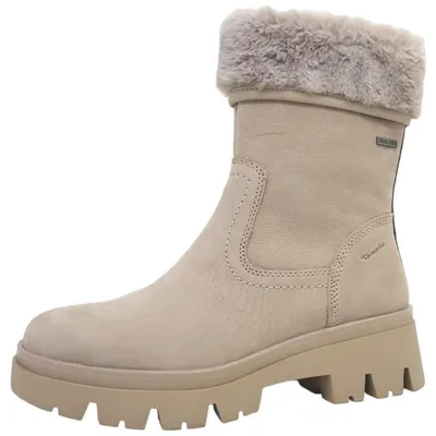 Image de Tamaris : chaussures confortables pour femmes, bottines, fermeture éclair, couleur grise, style décontracté