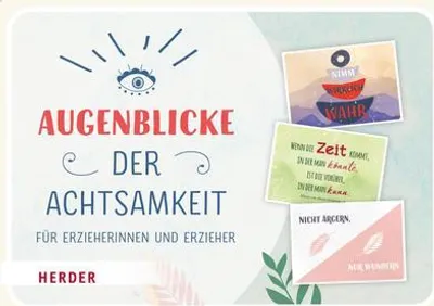 Obrázok produktu pre Augenblicke der Achtsamkeit für Erzieherinnen und Erzieher