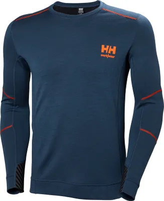 Produktbild von Helly Hansen Rundhals-Pullover HH LIFA MERINO CREWNECK 75106, Farbe:navy, Größe:M