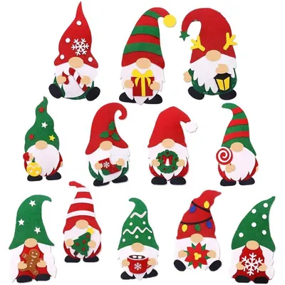 Image de Kit de couture en feutrine Enfants Lutins - 12 pièces - Kit couture Figurines dès 5 ans