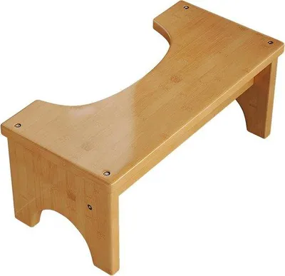 Produktbild von Famanu Toilettretter aus Holz für gesunde Sitzhaltung - 35 Grad