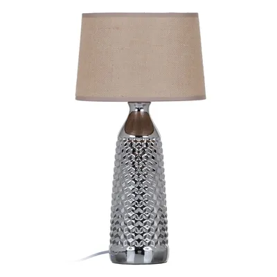 Obrázek produktu pro Stolní lampa 26 x 26 x 49,5 cm keramická stříbrná