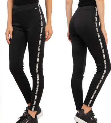 Produktbild von Tommy Jeans Damen-Sportleggings Tjw Tape DW0DW10346-BDS S