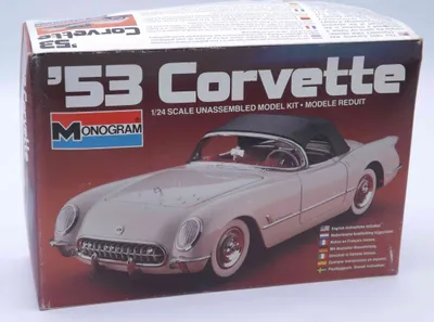 Produktbild von Monogram 2291 53 Corvette Modell Fahrzeug Bausatz 1:24 in