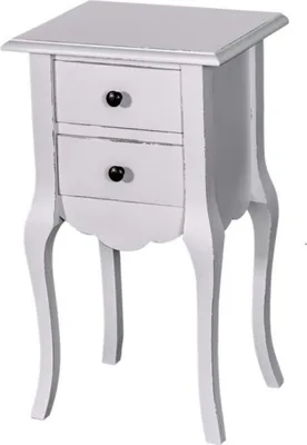 Produktbild von Casa Padrino Barock Kommode mit 2 Schubladen 40 cm - Jugendstil Landhaus Stil Möbel - Nachttisch Schrank