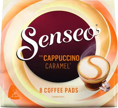 Produktbild von Senseo Cappuccino Caramel | 8 Kaffeepads