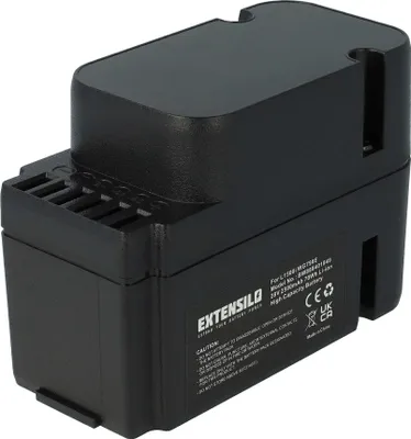 Produktbild von EXTENSILO Akku kompatibel mit Worx Landroid M WG794E, M WG794EDC, M500 WG754E, M800 WG790E.1, M WR111MI, M800 WG790E Rasenmäher (2500mAh 28V Li-Ion)