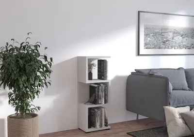 Produktbild von Bücherregal MORE 2 Standregal Regal Hellgrau