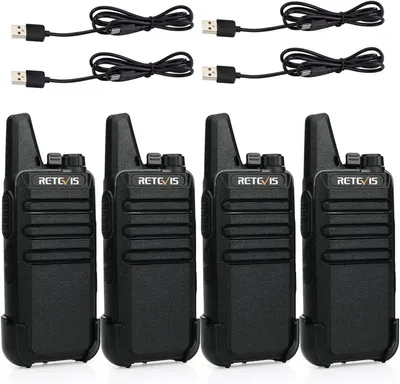 Immagine prodotto di Walkie-talkie mini, ricaricabile - 16 canali PMR446 - portata di 3 km