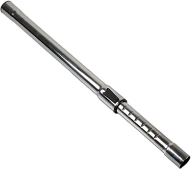 Produktbild von Teleskoprohr 35mm Ø Staubsaugerrohr ausziehbar 600-1000 mm – Universelles Verlängerungsrohr für Teppich, Hartböden - Ersatzrohr verchromt für Bodenstaubsauger - Saugrohr mit Einrastfunktion
