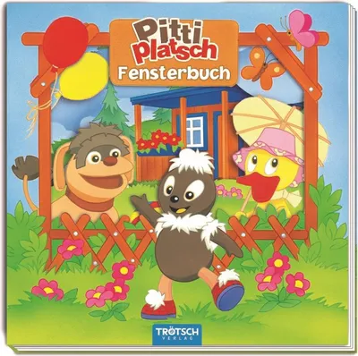 Produktbild von Trötsch Fensterbuch Pittiplatsch 20 x 20 cm, 12 Seiten Pappenbuch