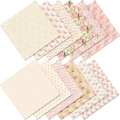 Produktbild von 24 Blatt 12 Designs Scrapbook-Papier, 15cm Bunter Bastel-Scrapbooking-Papierblock, Einseitig Bedruckte Bastelpapiere Für Scrapbooking, Kartenherstellung, Dekoration (Farbe 1)