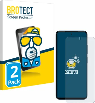 Produktbild von 2x BROTECT Schutzfolie für Xiaomi Redmi Note 11 Displayschutz Displayschutzfolie Folie Matt Entspiegelungsfolie