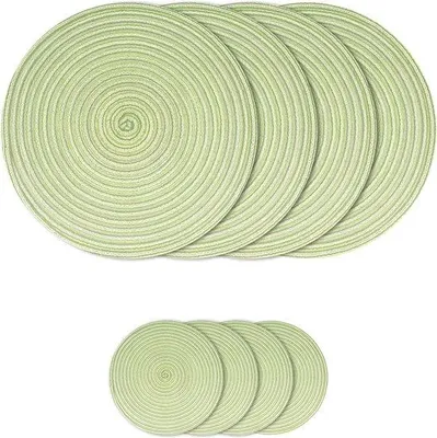 Produktbild von Kunststoff-Tischmatten in 38 cm, hitzefest, grüne Küchenmatte