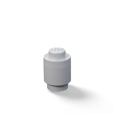 Obrázek produktu pro LEGO® Úložný box kulatý 123 x 183 mm - šedá
