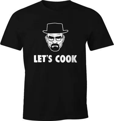 Produktbild von Lets Cook Herren T-Shirt Fun-Shirt Moonworks® schwarz L
