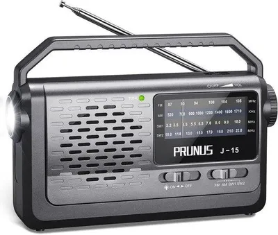 Zdjęcie produktu dla Radio transistorowe - Czarne - Kompaktowe - Zasilanie bateryjne i sieciowe - Dla seniorów