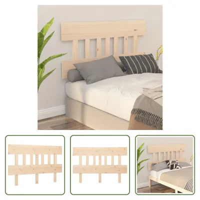 Produktbild von The Living Store Kopfteil 123,5x3x81 cm Massivholz Kiefer